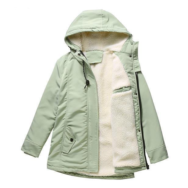 Perrine | Manteau d'Hiver Matelassé à Capuche