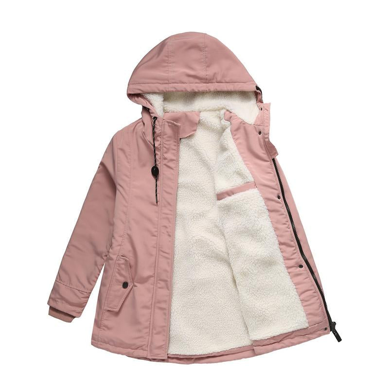 Perrine | Manteau d'Hiver Matelassé à Capuche