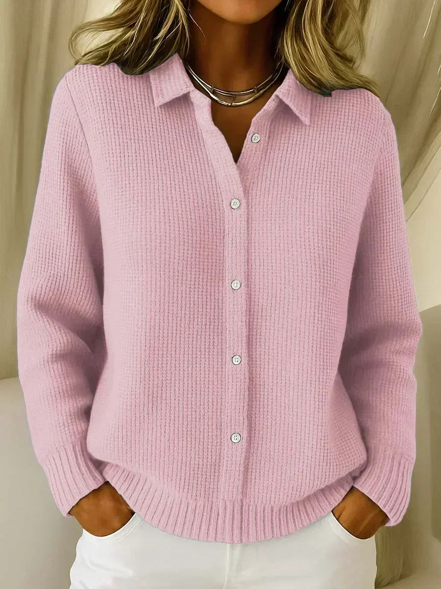 Carmela | Cardigan en Maille Texturé à Boutons