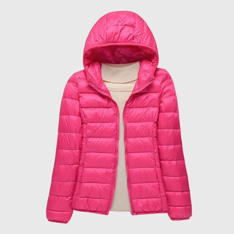 Béatrice – Doudoune Ultra-Légère à Capuche