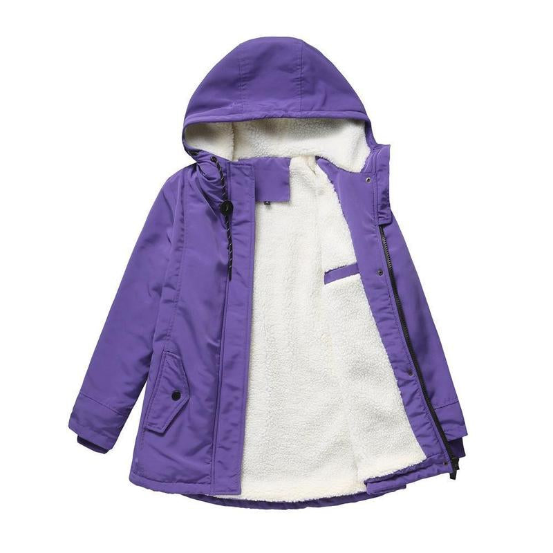 Perrine | Manteau d'Hiver Matelassé à Capuche