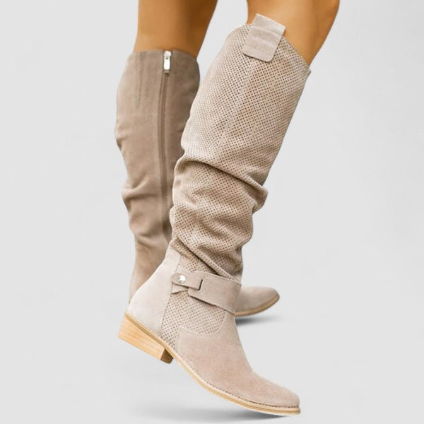 Georgiana | Bottes western souples montant jusqu'aux genoux