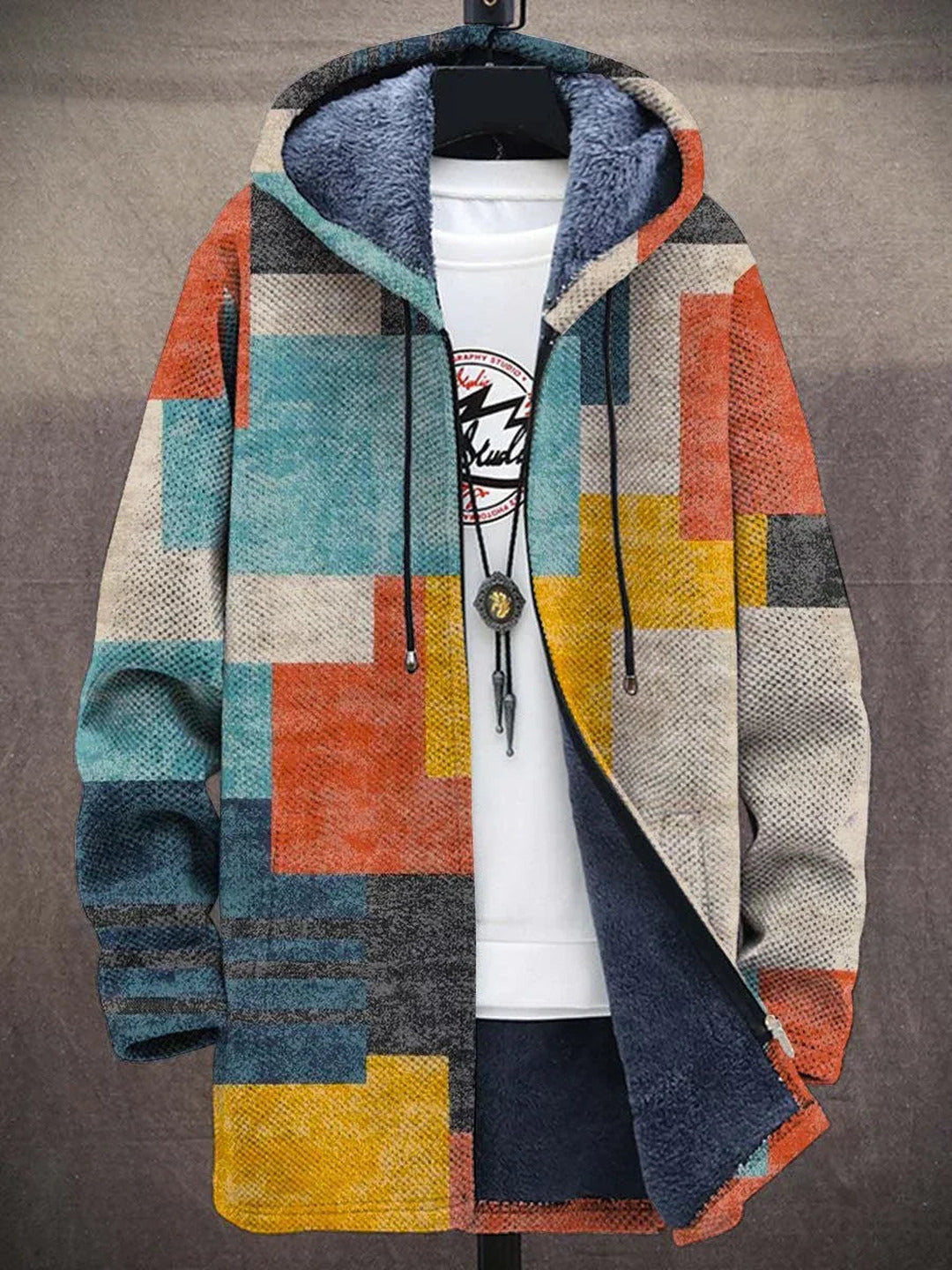 Claudia | Sweat à capuche zippé de luxe à inspiration artistique