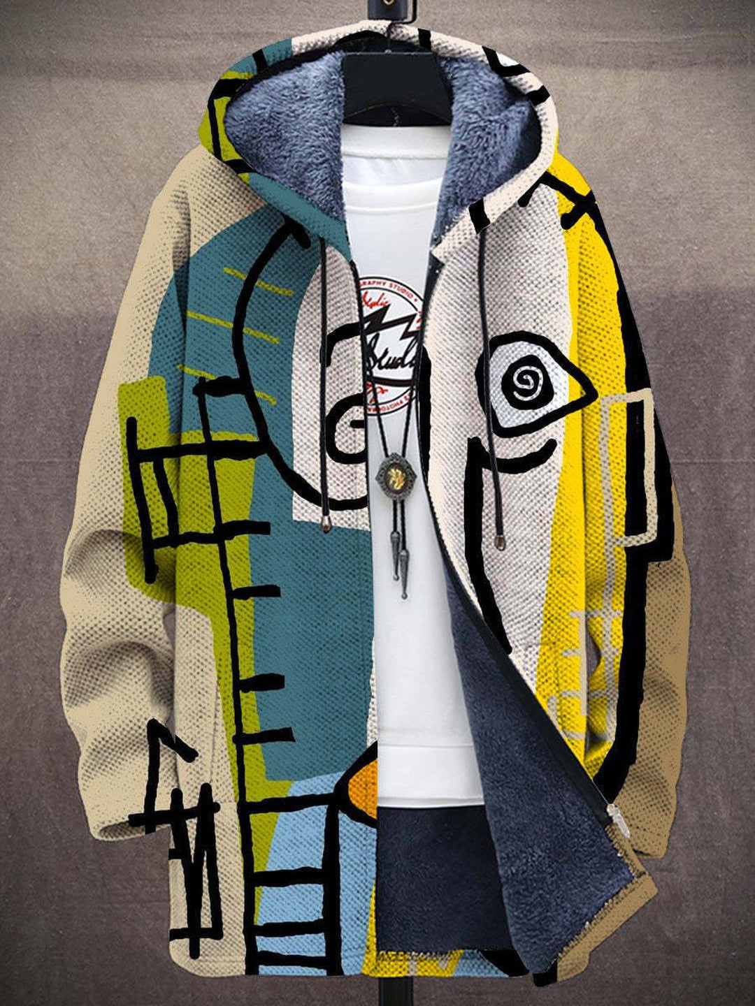 Beatrice | Sweat à capuche zippé de luxe à inspiration artistique