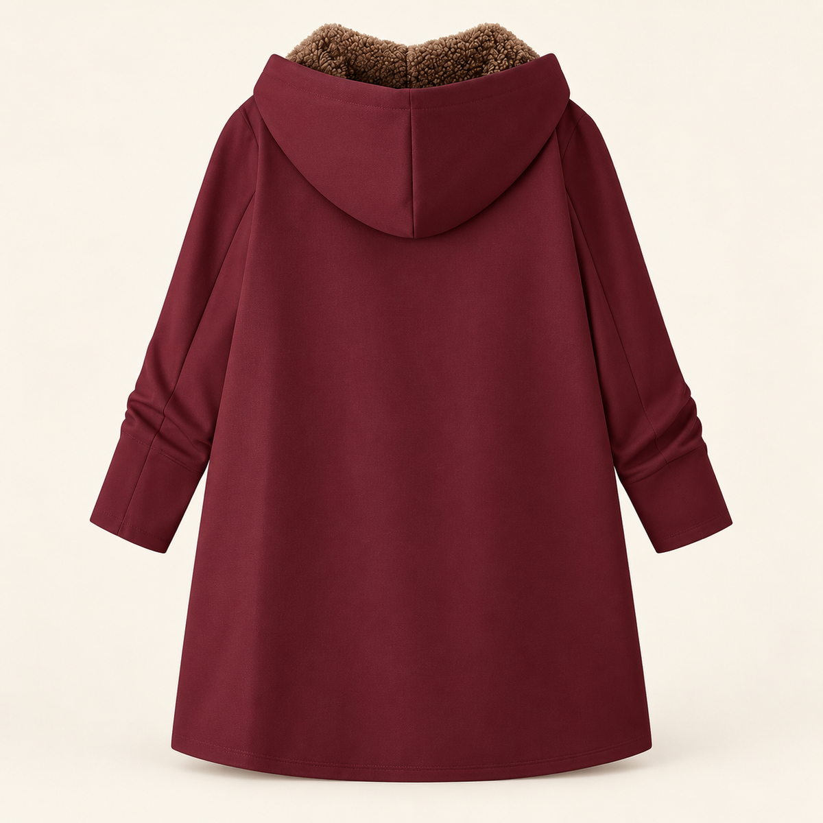 Marthe™ | Manteau à Capuche Doublé Sherpa