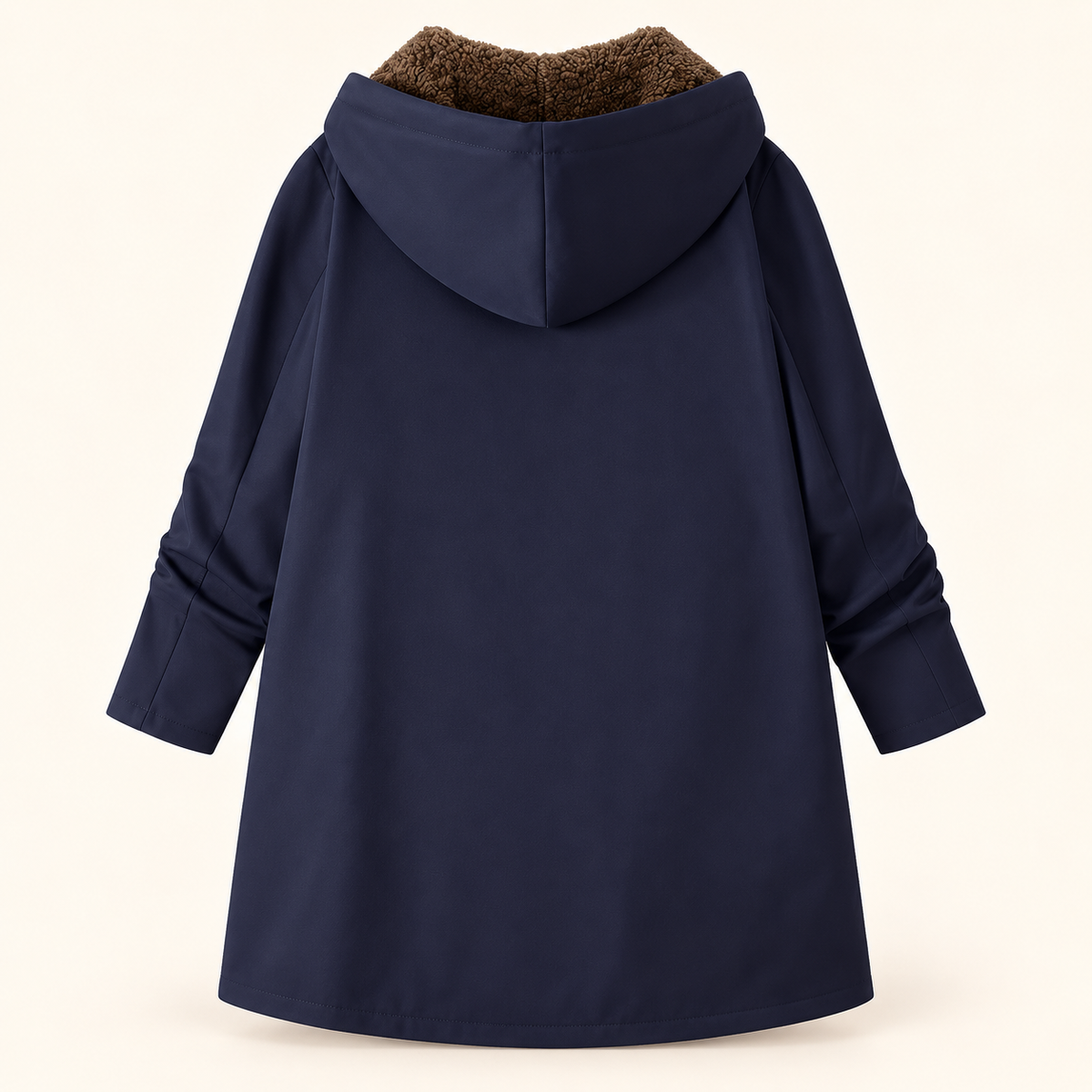 Marthe™ | Manteau à Capuche Doublé Sherpa