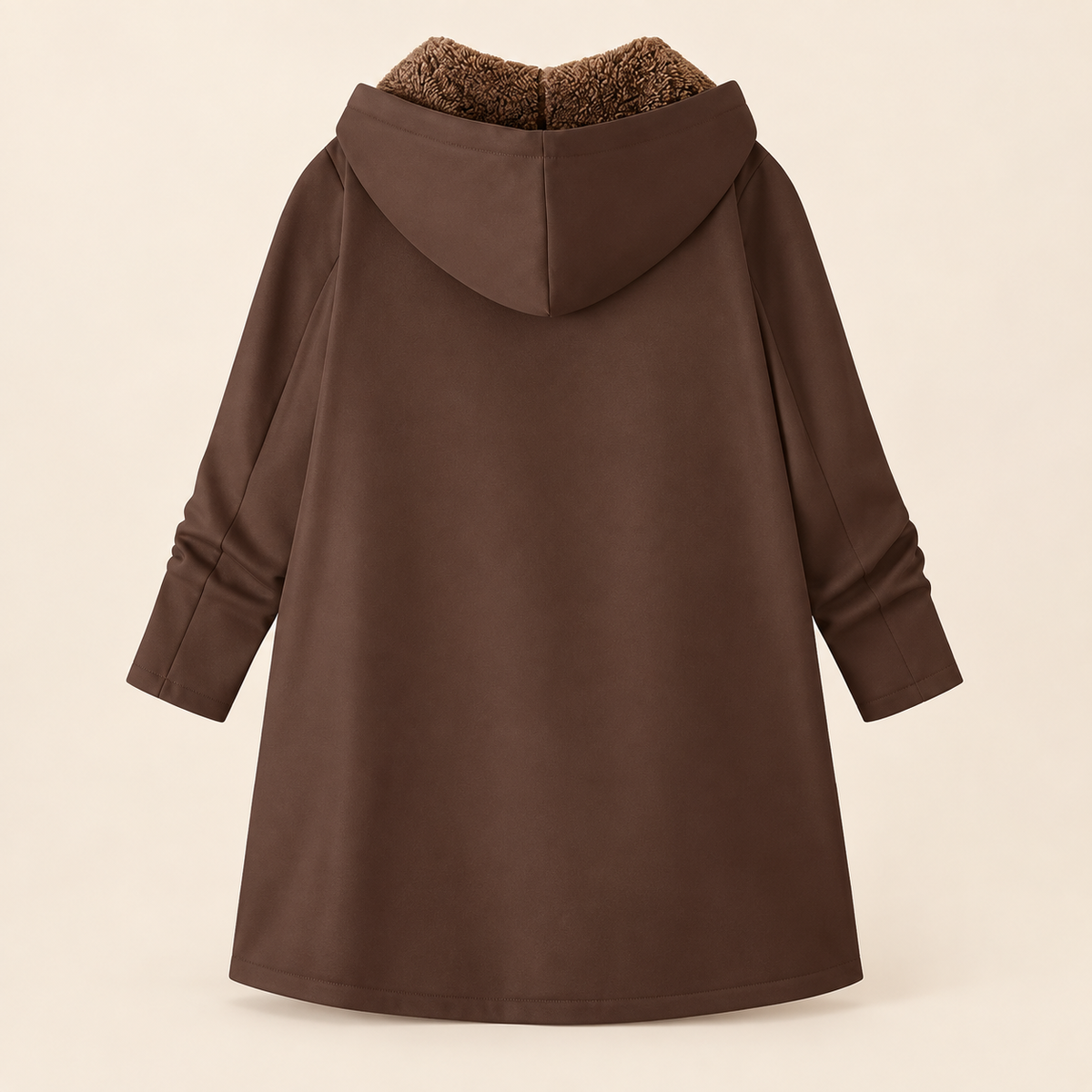 Marthe™ | Manteau à Capuche Doublé Sherpa