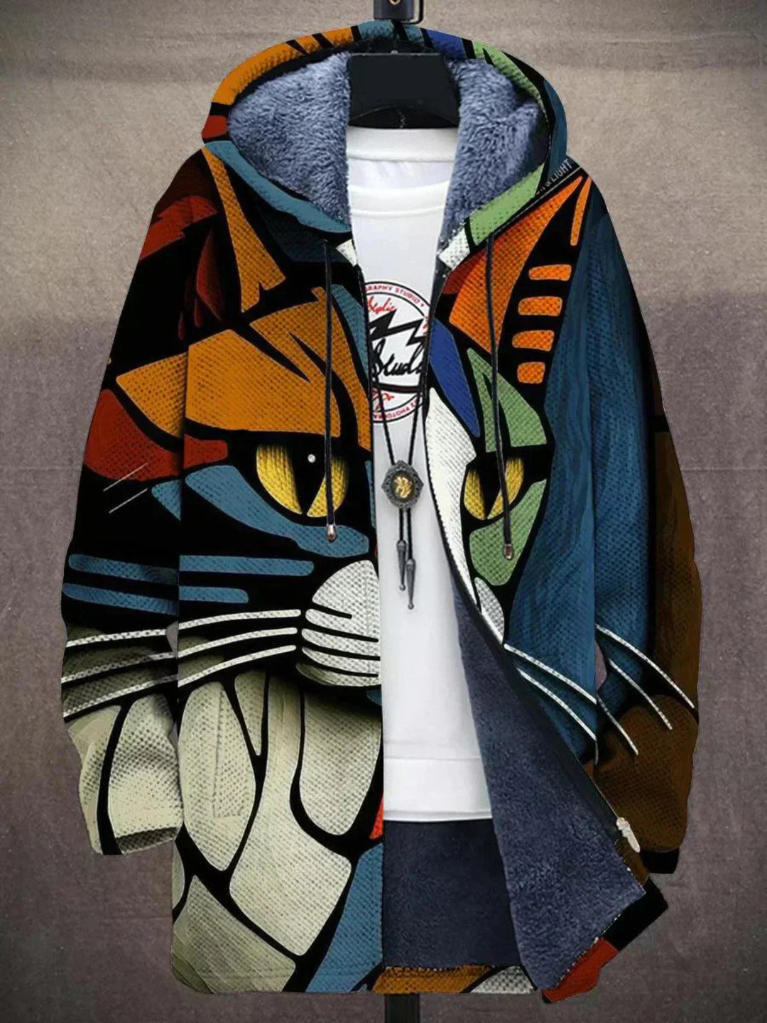 Francesca | Sweat à capuche zippé de luxe à inspiration artistique