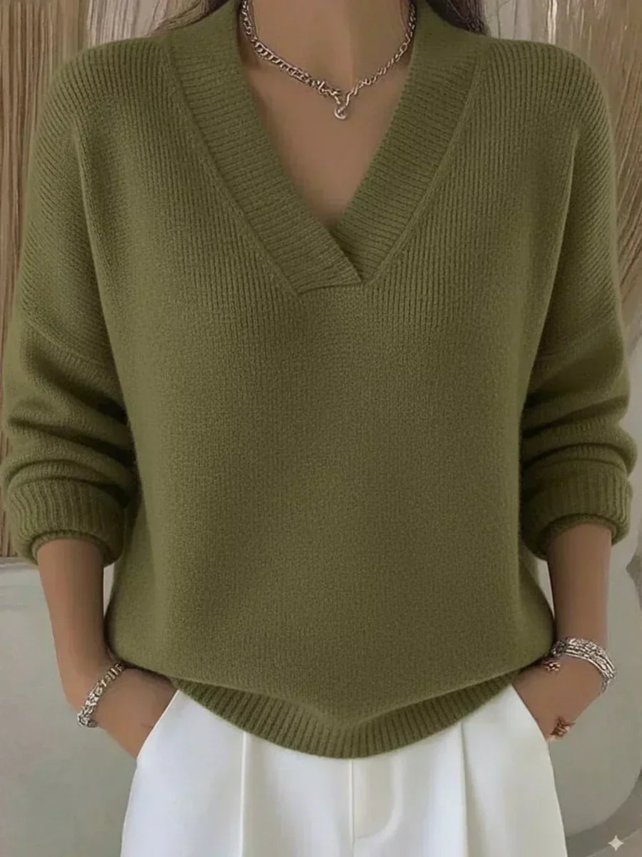 Violeta | Pull Ample à Col en Pointe
