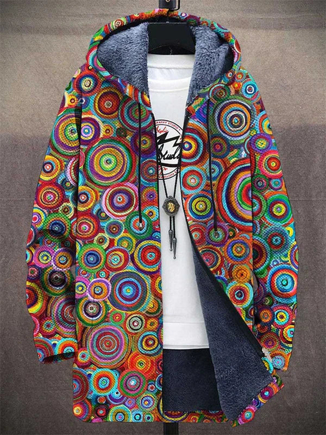 Josephine | Sweat à capuche zippé de luxe à inspiration artistique