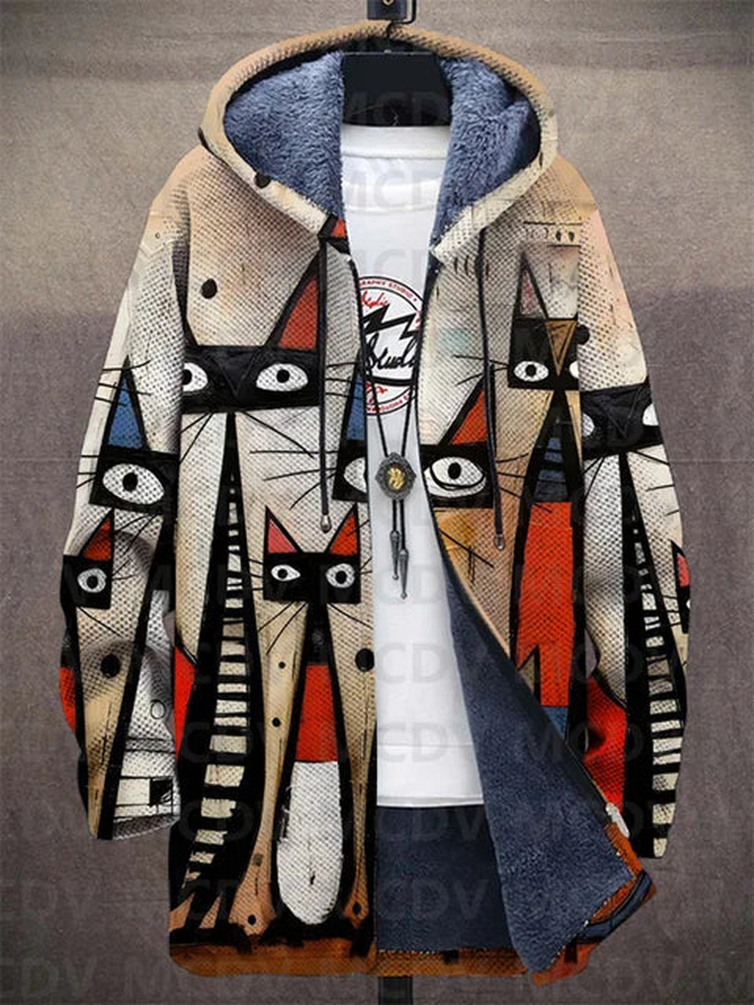 Margaret | Sweat à capuche zippé de luxe à inspiration artistique