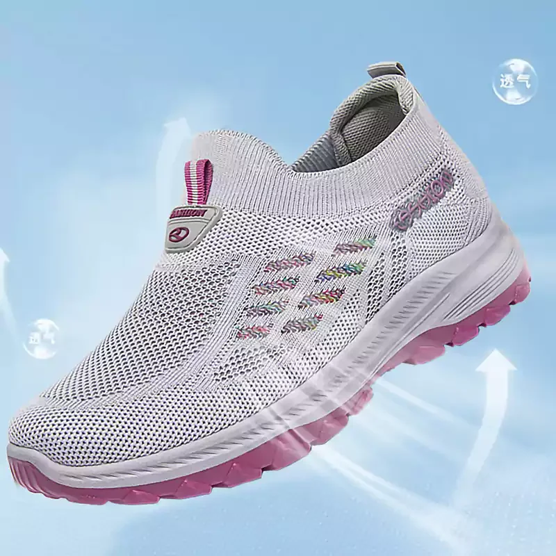 FLEXORA™ | Baskets tissées légères dotées d'une semelle amortissante et d'une adhérence renforcée
