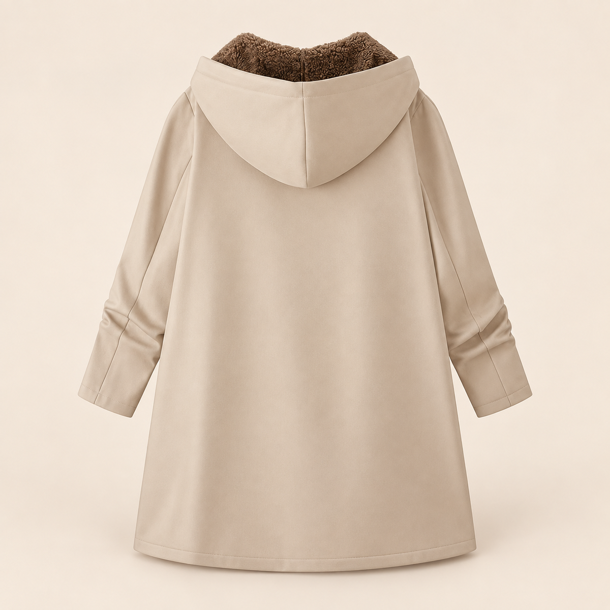 Marthe™ | Manteau à Capuche Doublé Sherpa