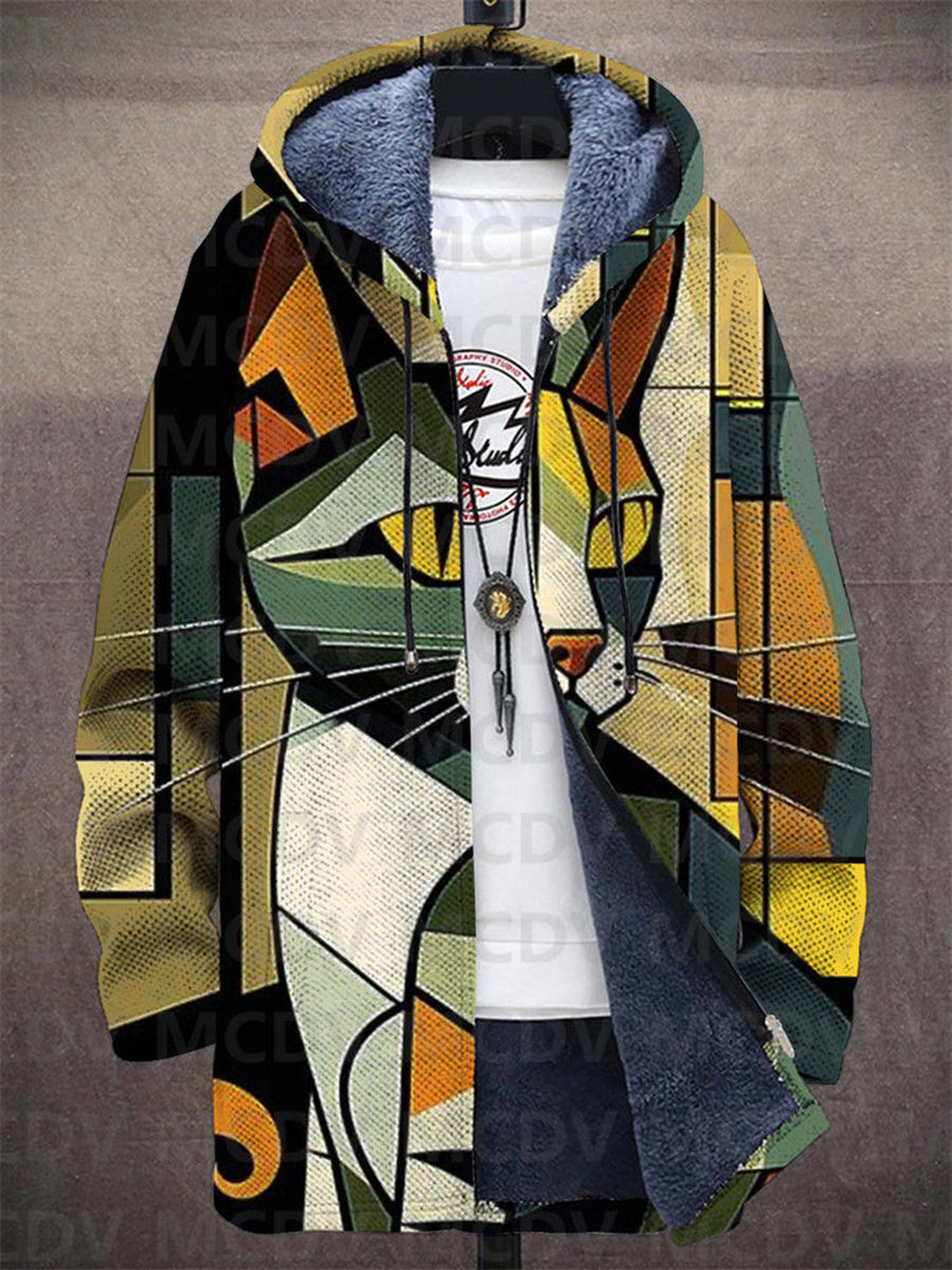 Fiona | Sweat à capuche zippé de luxe à inspiration artistique