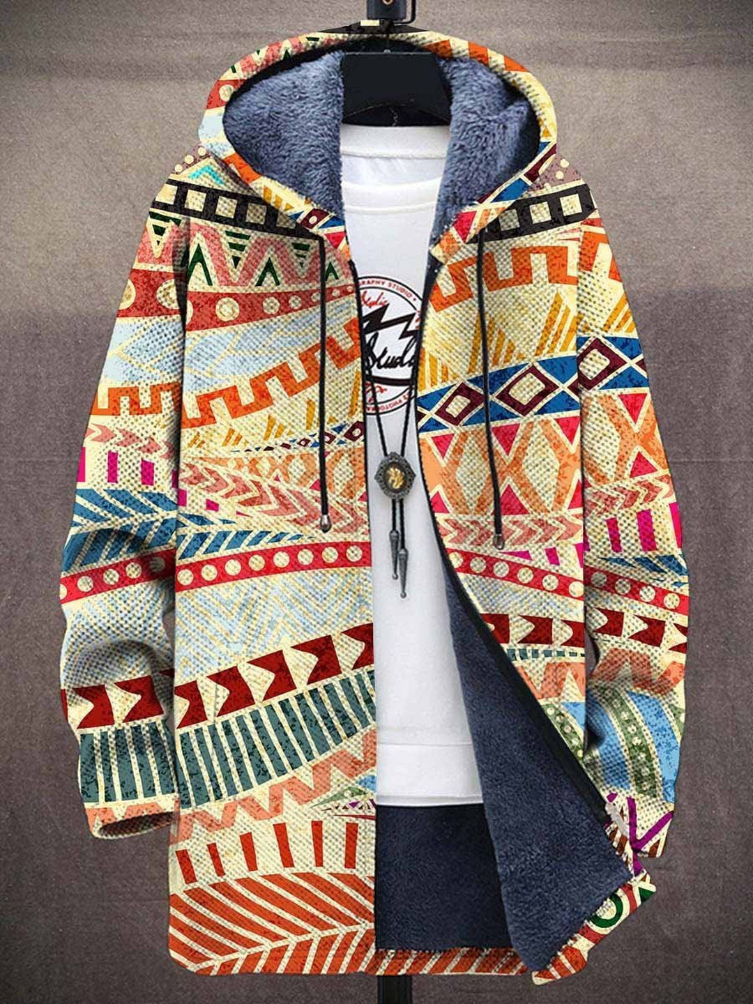 Penelope | Sweat à capuche zippé de luxe à inspiration artistique