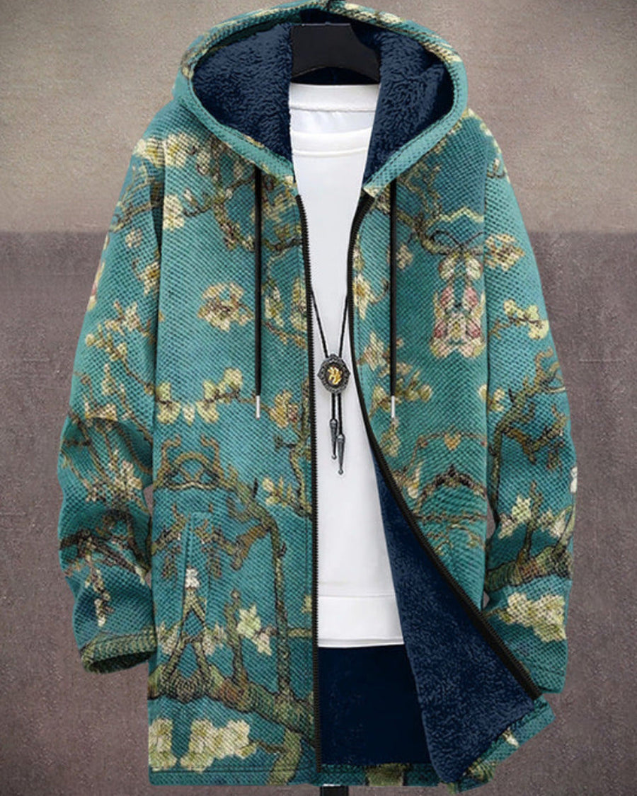 Evelyn | Sweat à capuche zippé de luxe à inspiration artistique