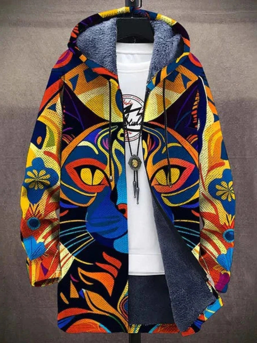 Scarlett | Sweat à capuche zippé de luxe à inspiration artistique