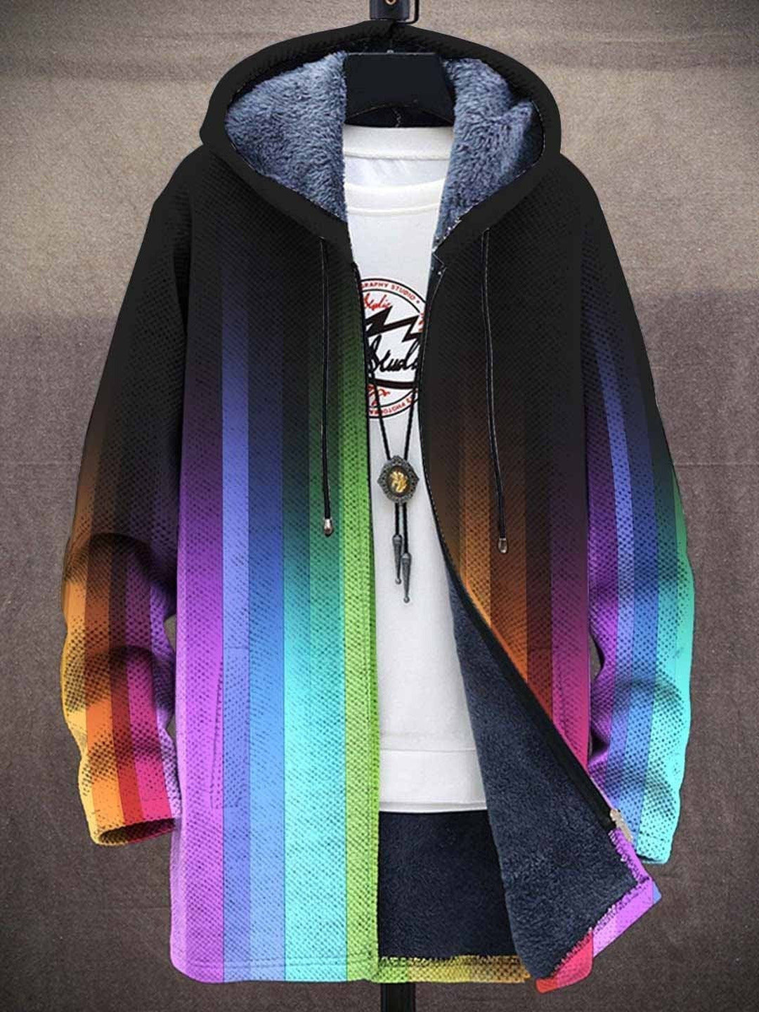 Giselle | Sweat à capuche zippé de luxe à inspiration artistique