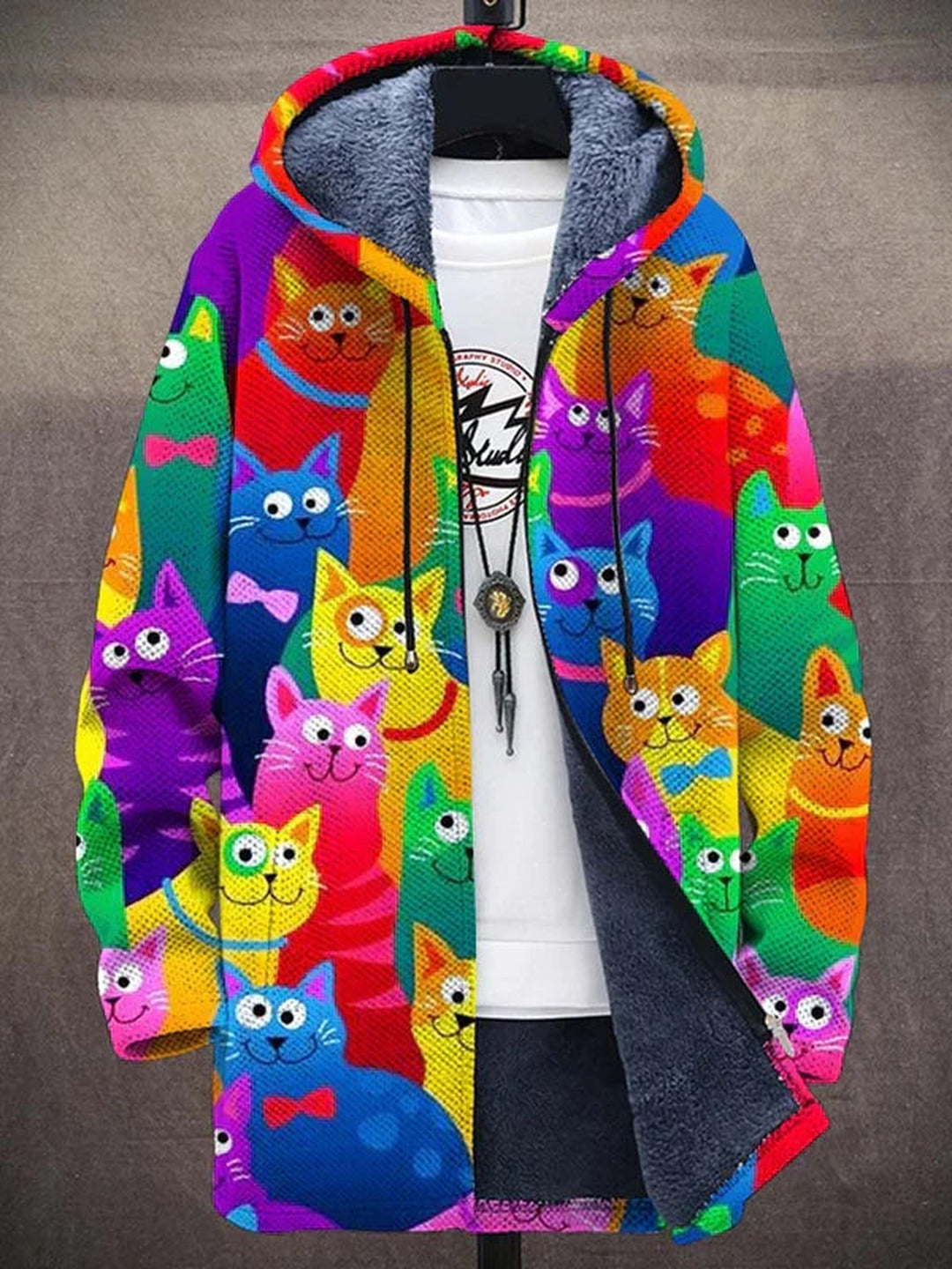 Madeline | Sweat à capuche zippé de luxe à inspiration artistique