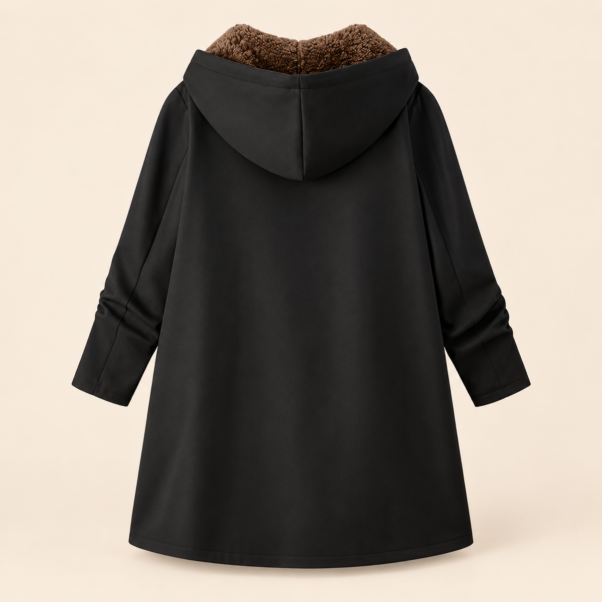 Marthe™ | Manteau à Capuche Doublé Sherpa
