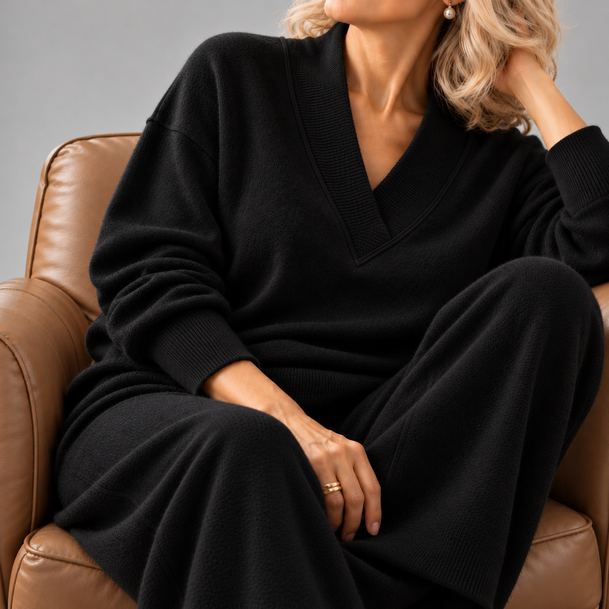 Gisèle – Ensemble Détente en Cachemire