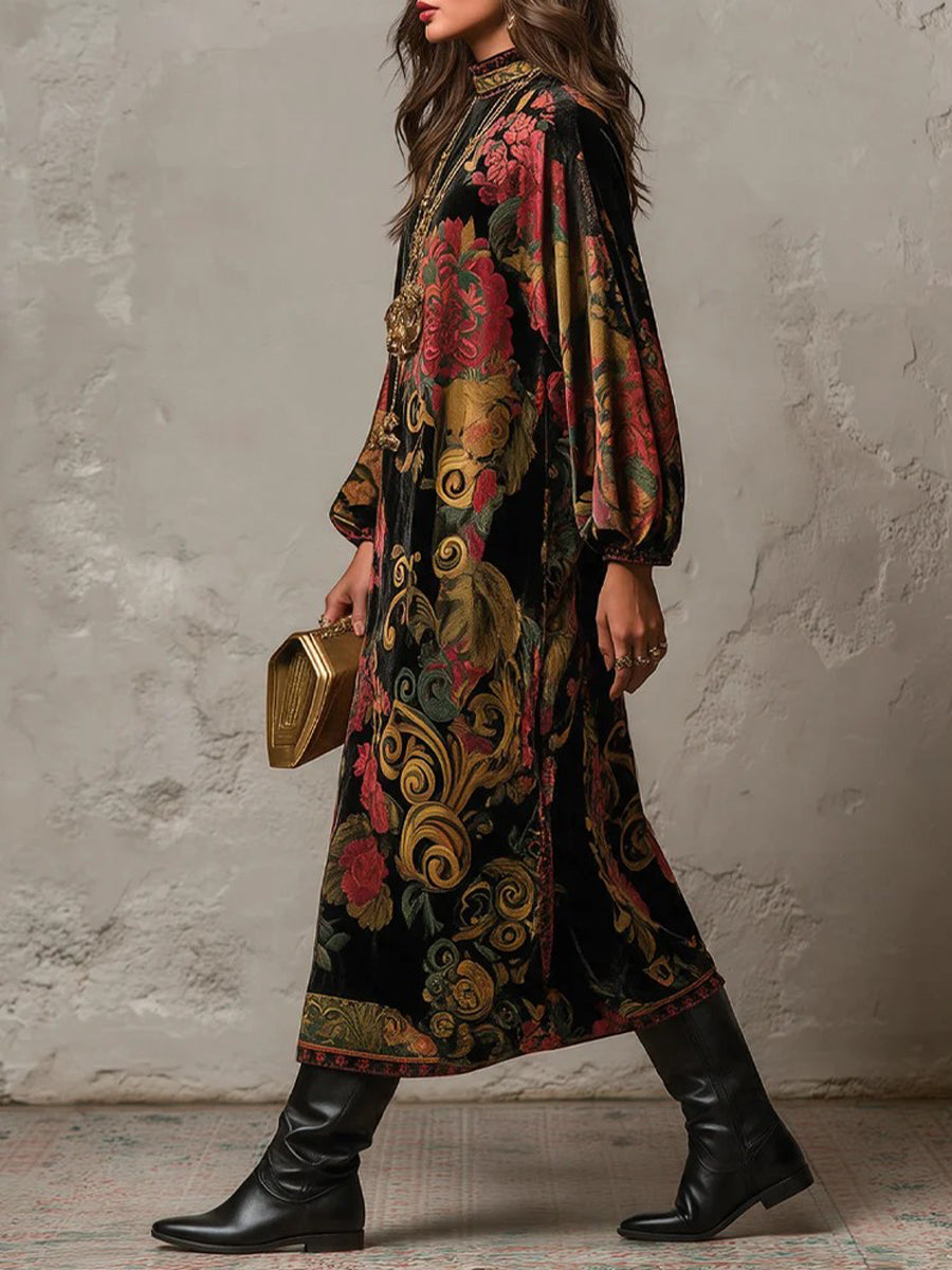 Isabelle™ | Robe Midi en Velours