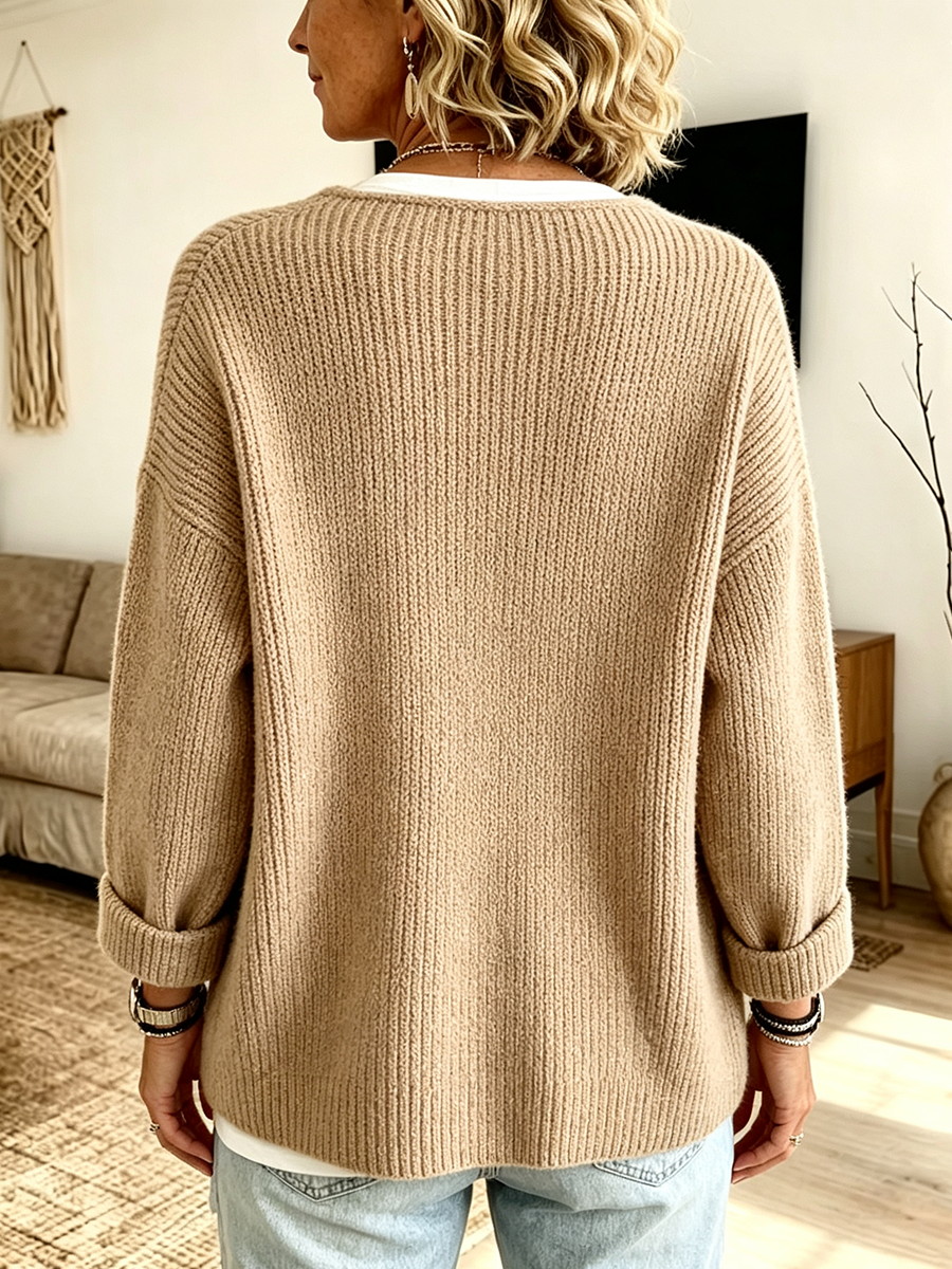 Odile™ | Cardigan Asymétrique en Maille