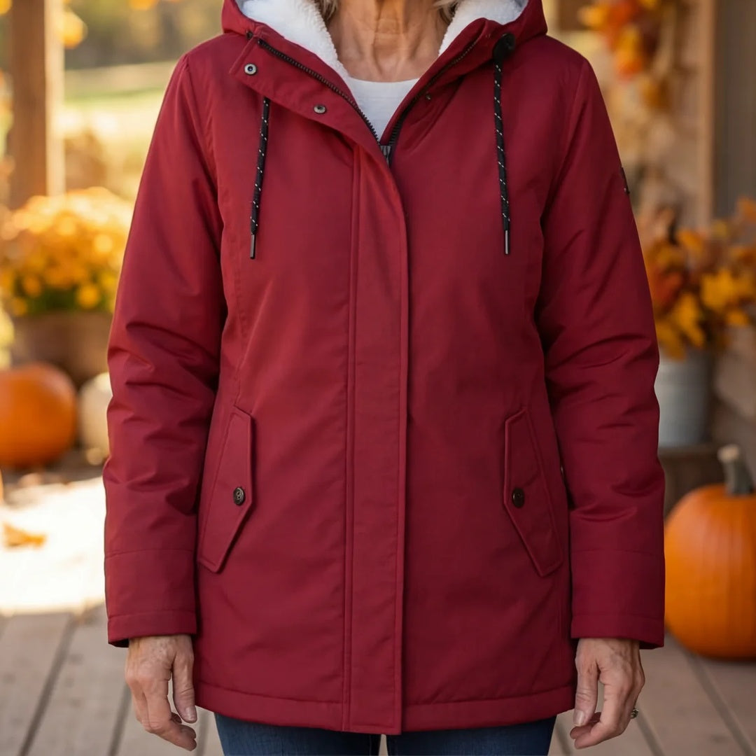 Perrine | Manteau d'Hiver Matelassé à Capuche