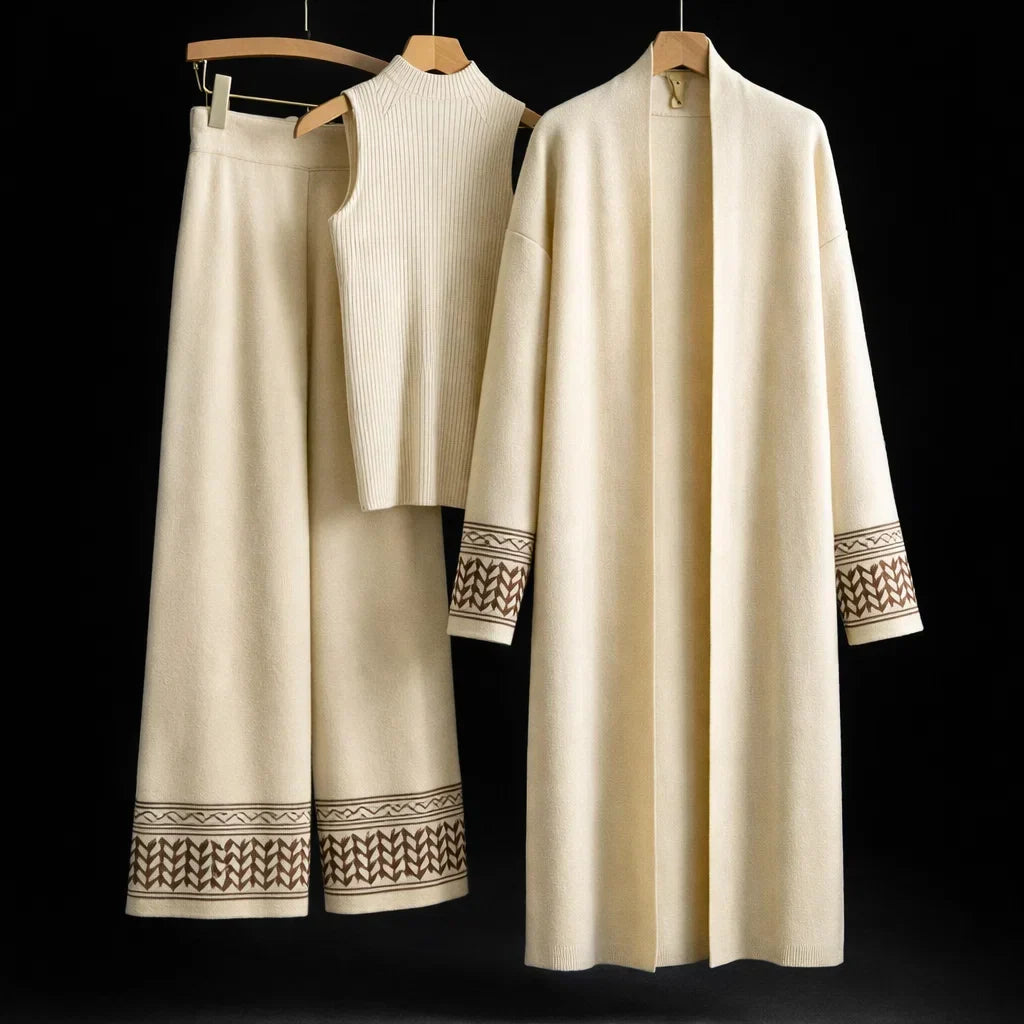 Marielle Cashmere Signature Knit Set
