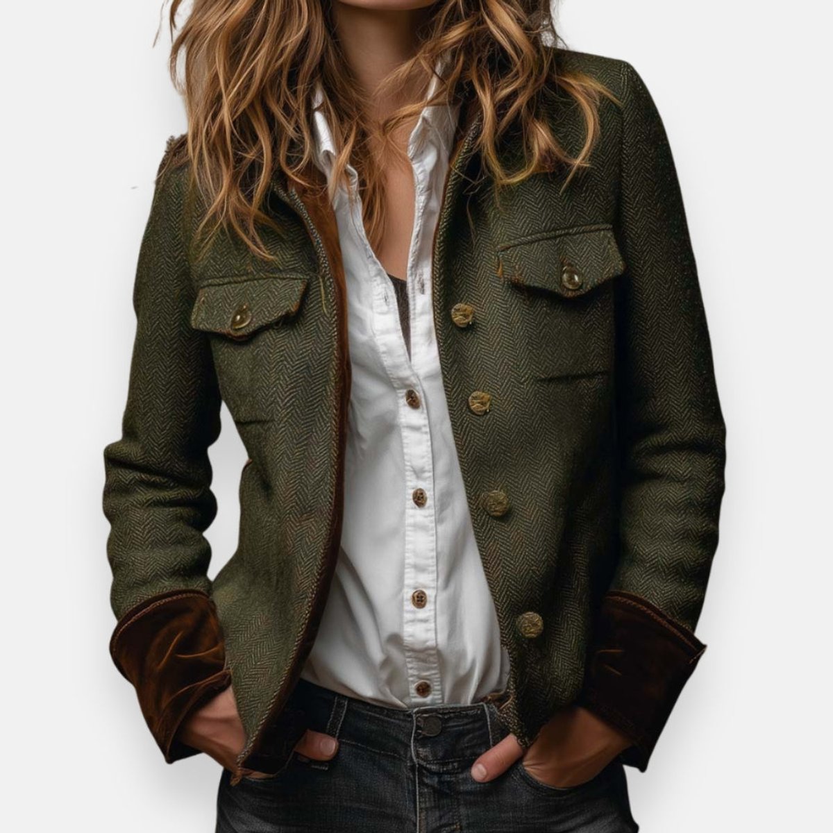 Victoire – Veste Militaire à Chevrons