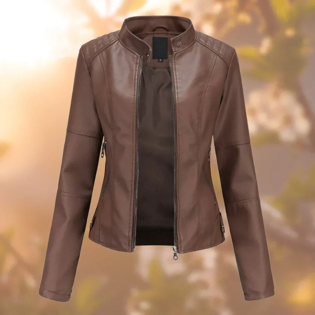 Juliette | Blouson Motard Zippé Coupe Ajustée
