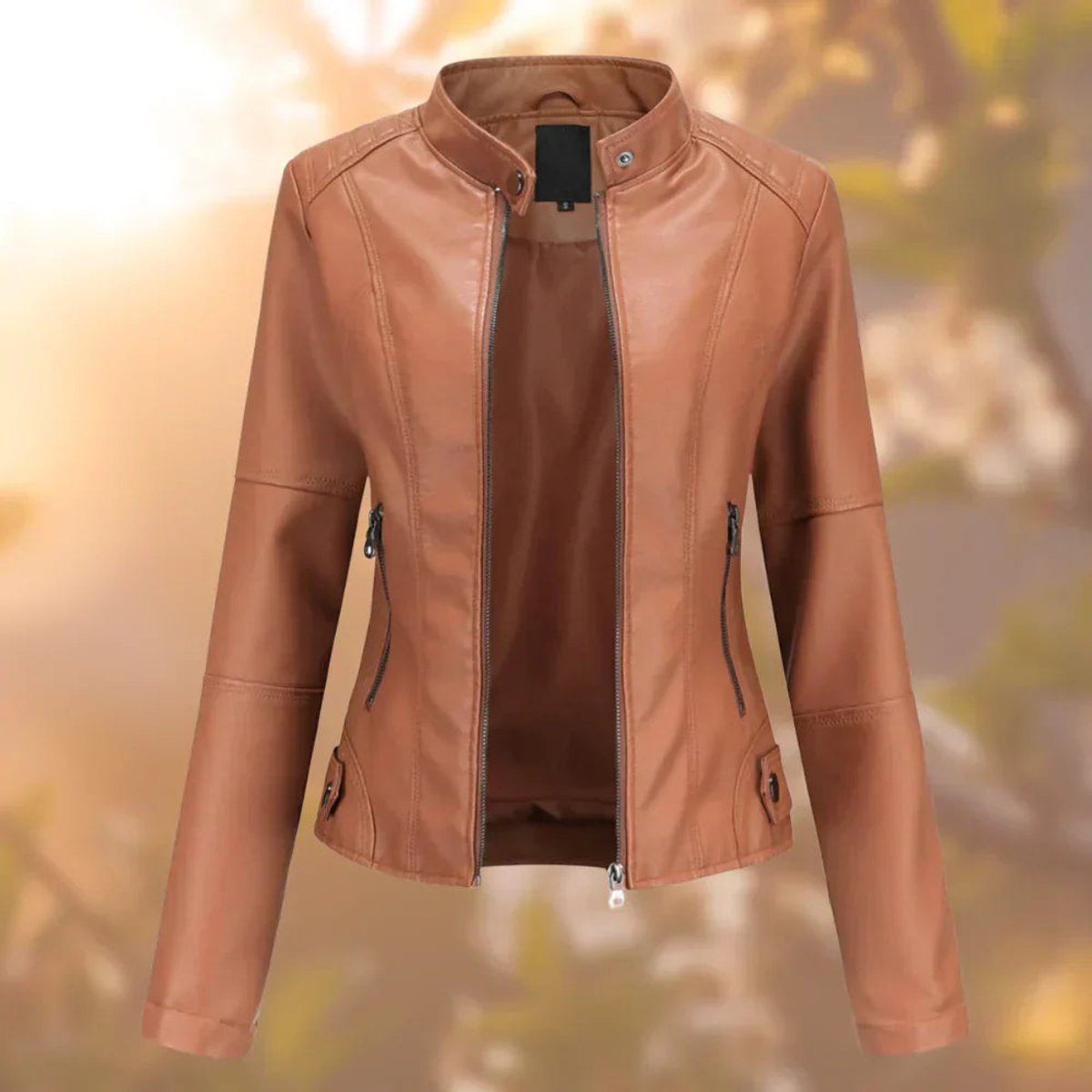 Juliette | Blouson Motard Zippé Coupe Ajustée