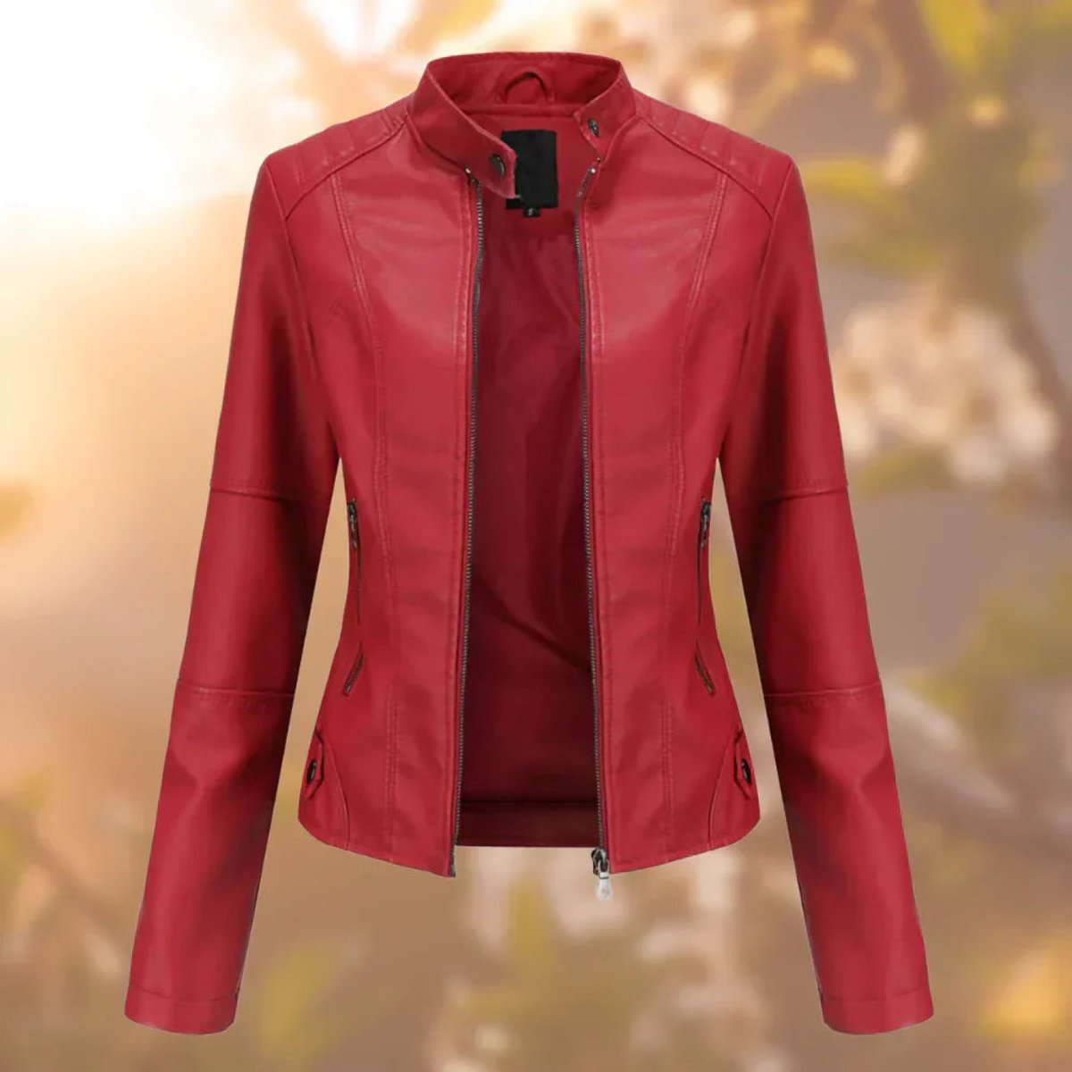 Juliette | Blouson Motard Zippé Coupe Ajustée